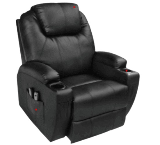 Magic Union Power Lift Faux Leather Electric Recliner