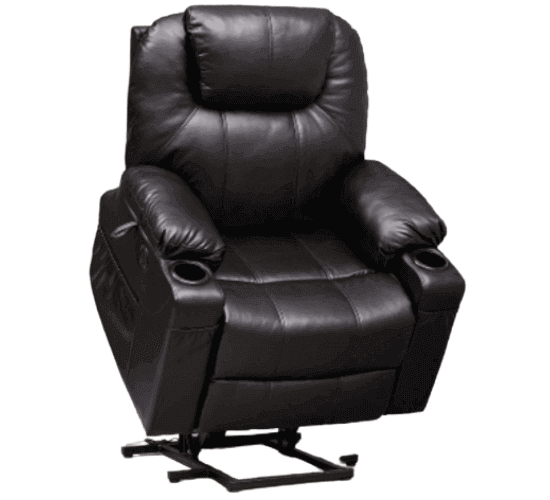 CDCASA Electric Power Lift Recliner Chair with Adjustable Lumbar Support
