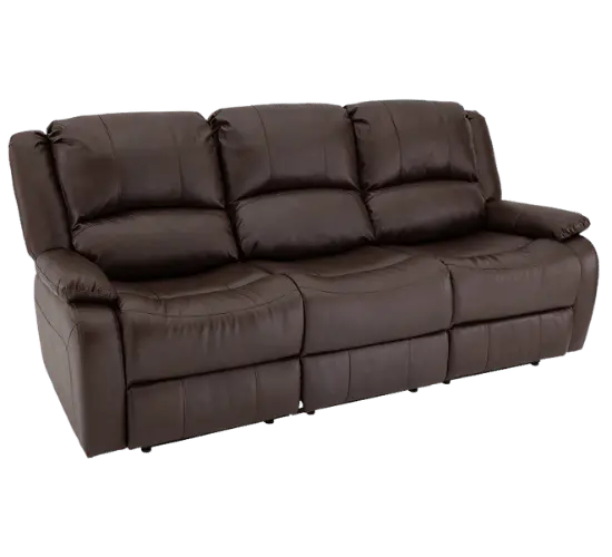 RecPro Charles Triple Recliner - Zero Wall Clearance Reclining Loveseat