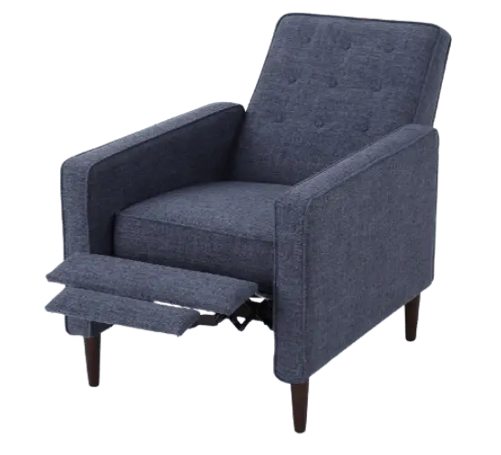 Macedonia Tufted Back Fabric Recliner