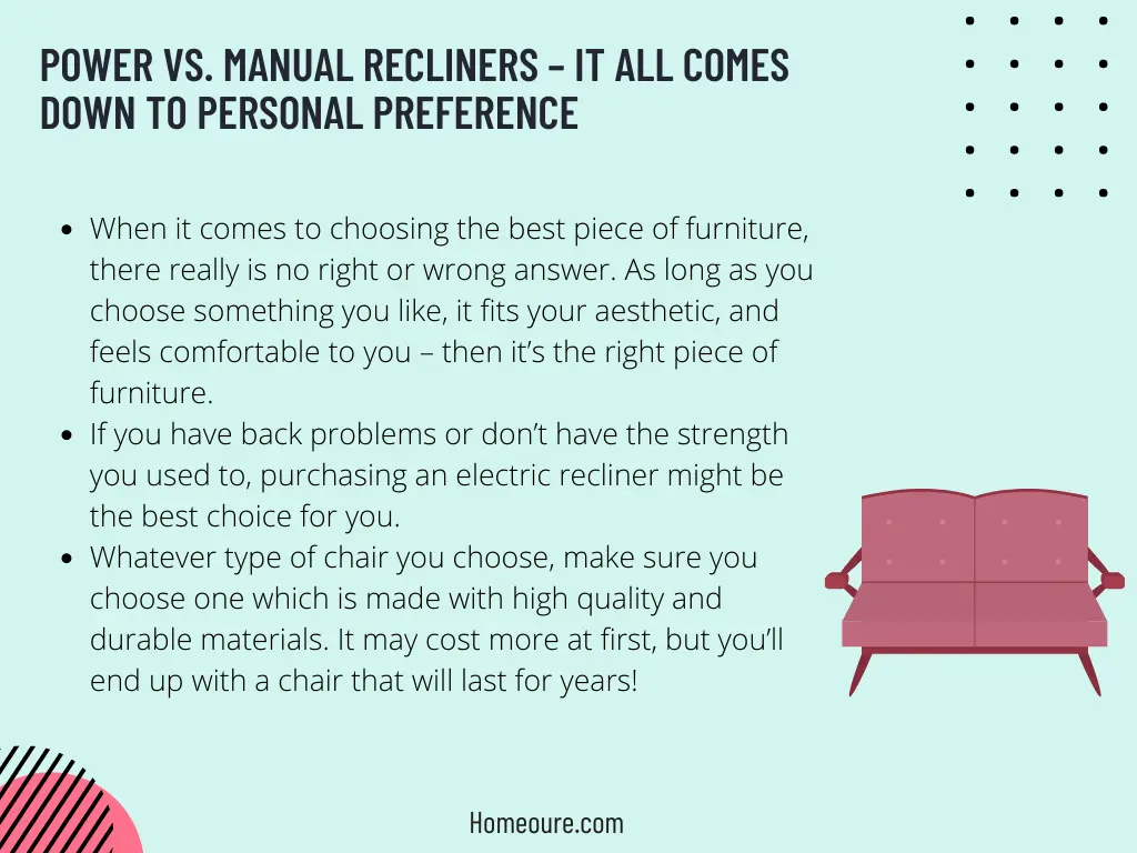 Powered or Manual Recliner: Which one is better?